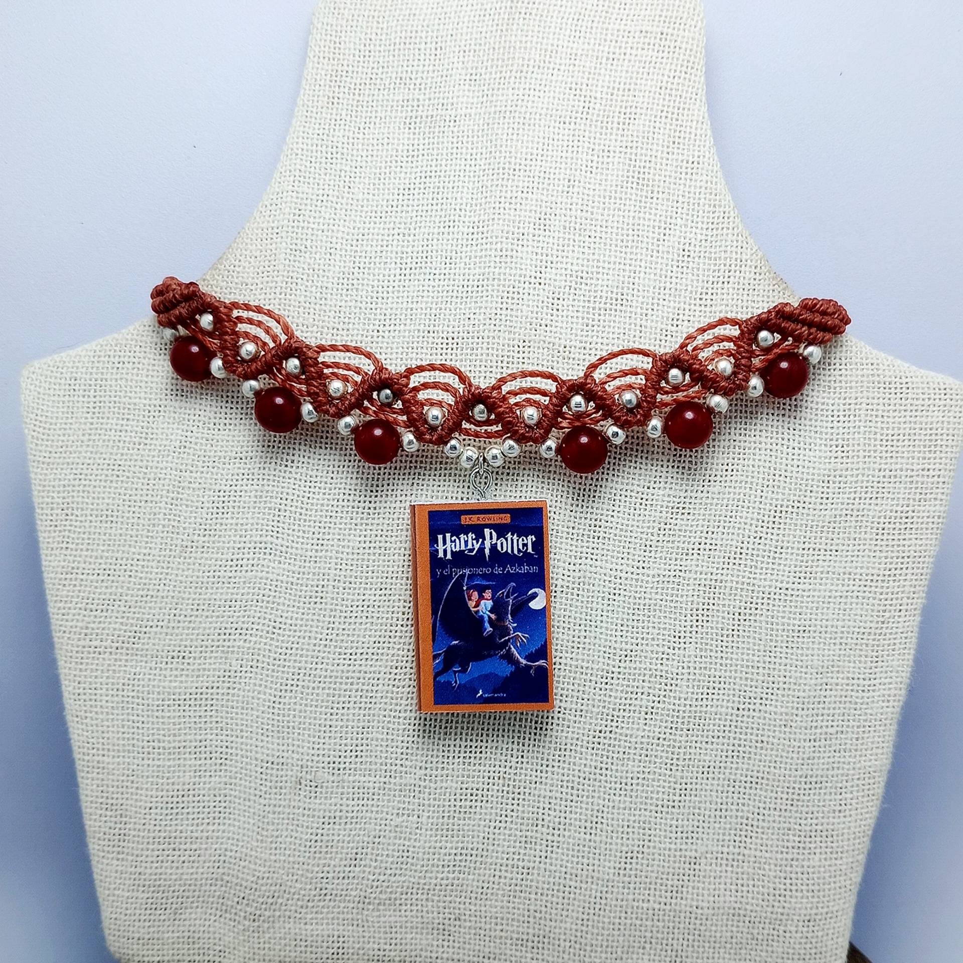 Choker Azkaban con Ágata Roja