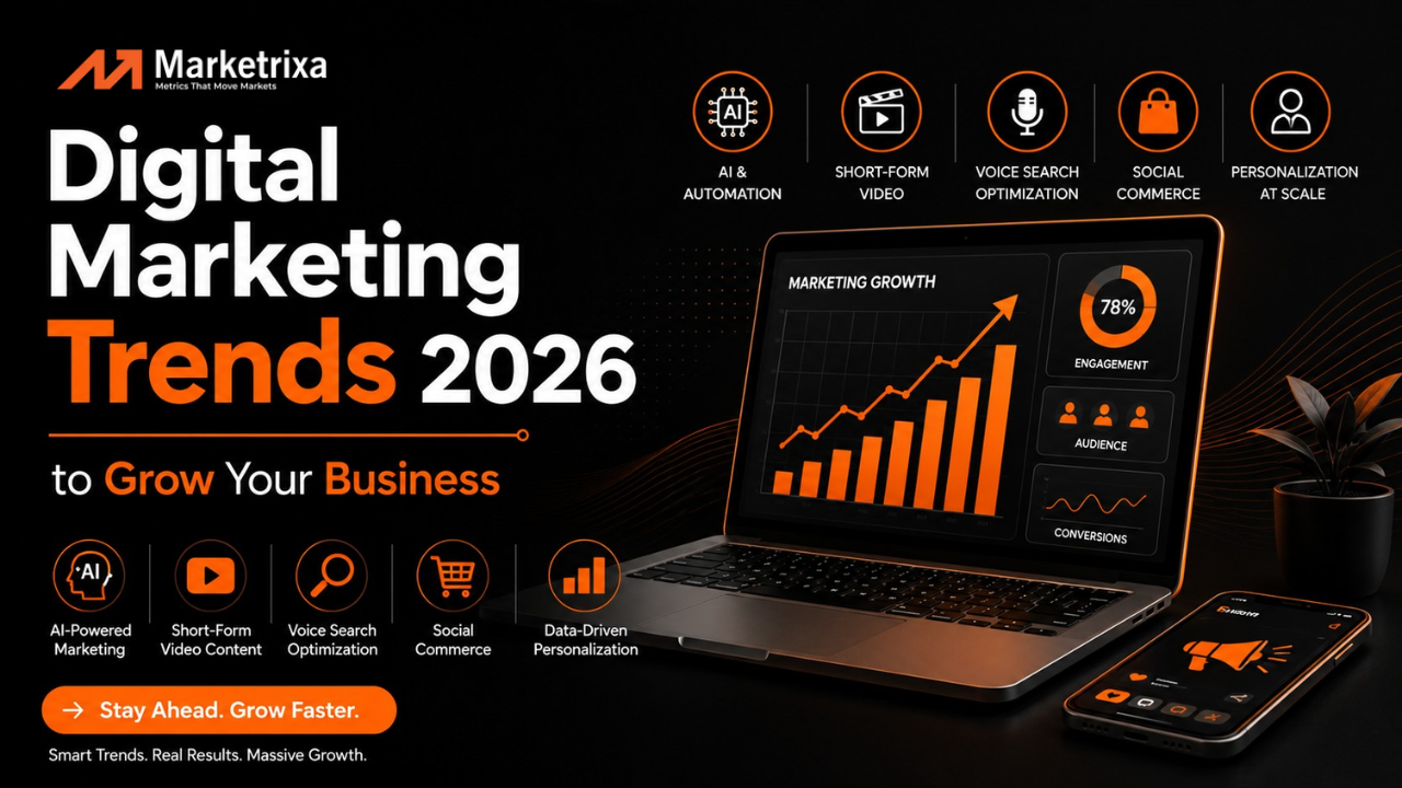Top Digital Marketing Trends 2026 to Grow Your Business - Marketrixa