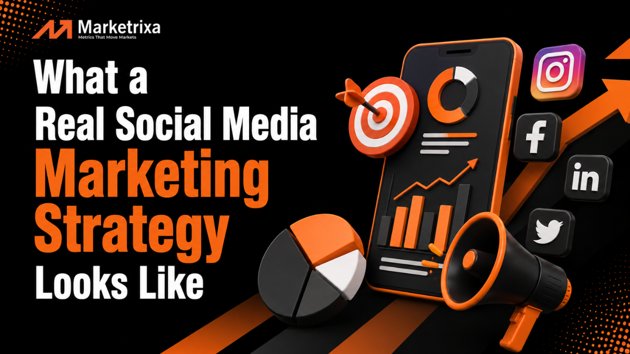 What a real social media marketing strategy looks like — Marketrixa