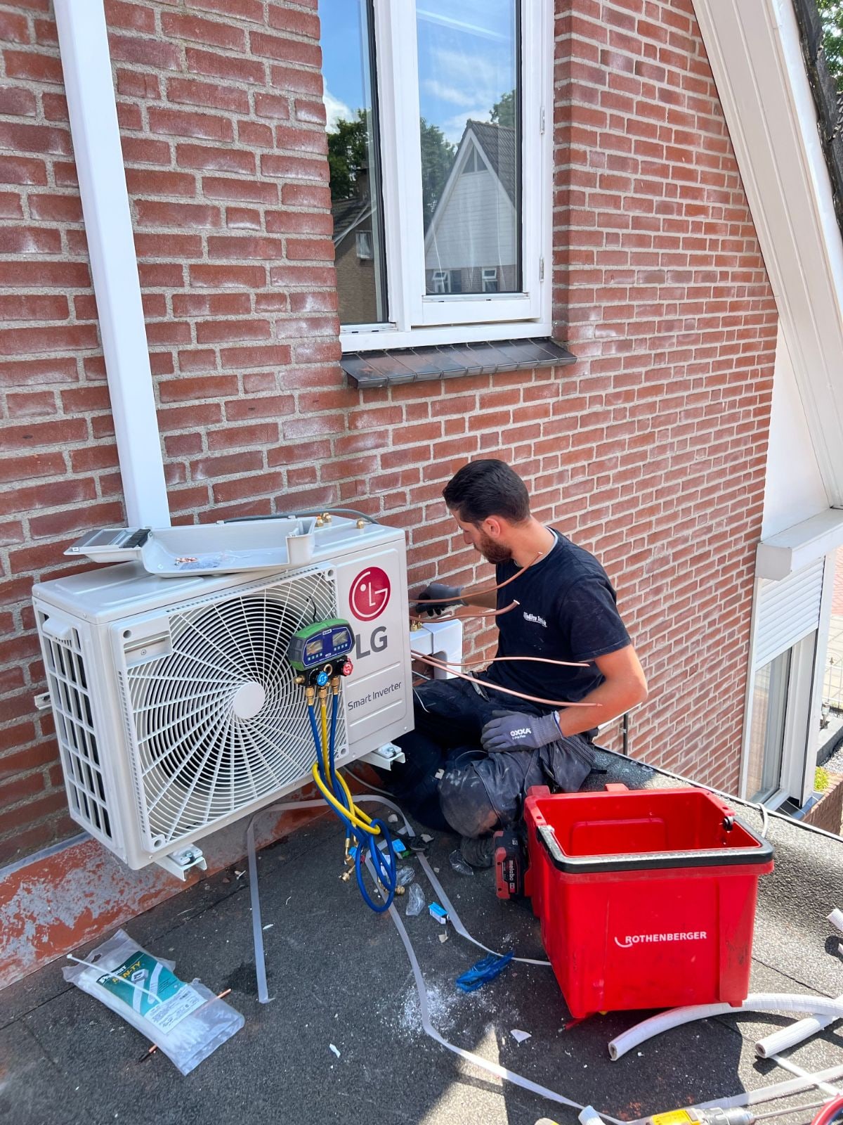 Werkvoorbeeld van HR Airco Installatie & Reparatie