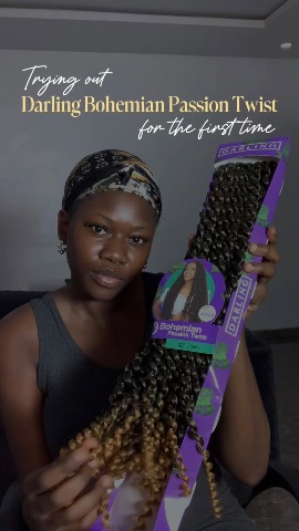 First time trying out @darlingnigeria Bohemian Passion Twists and… I’m in love!!!