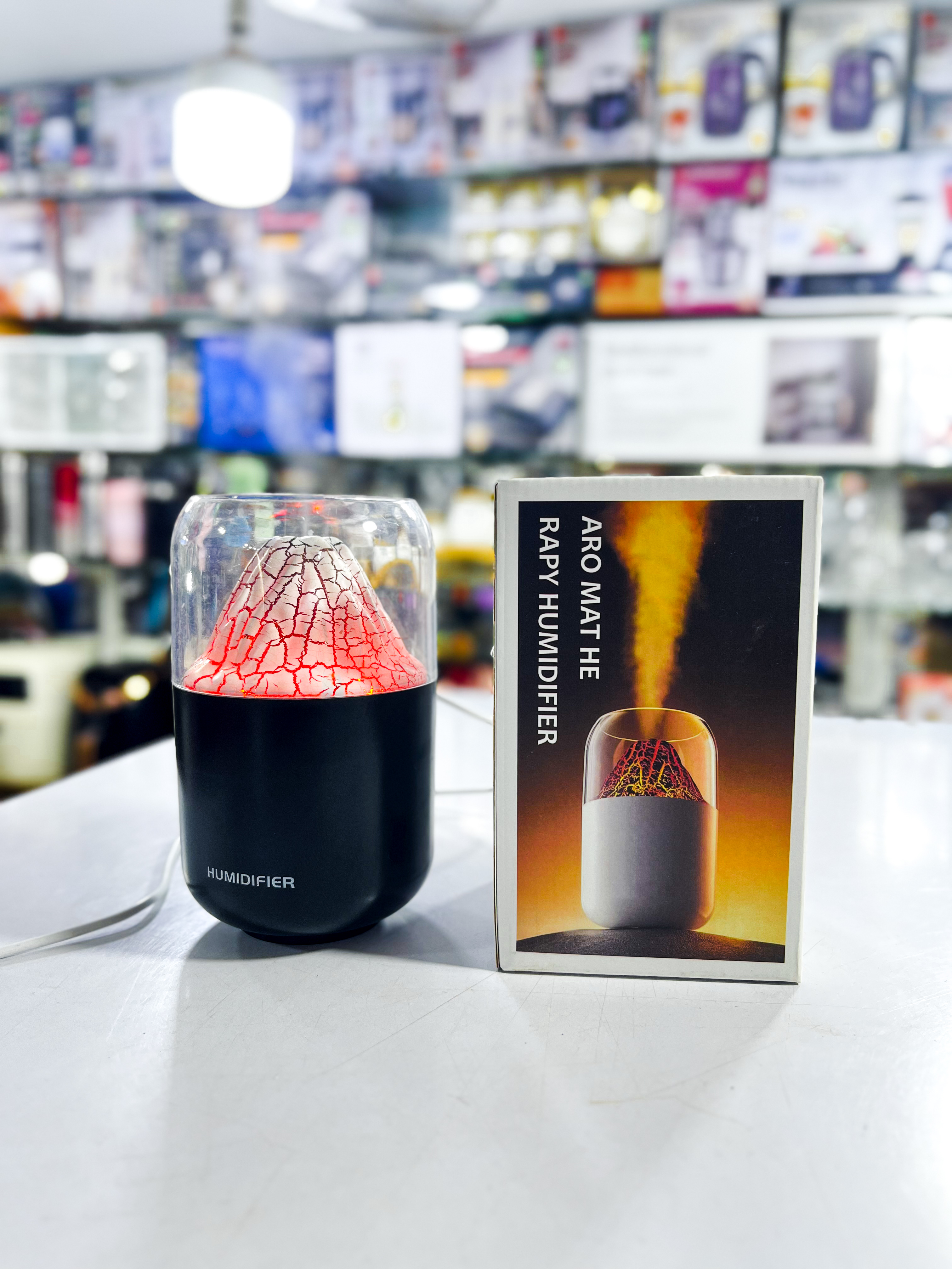 Volcano humidifier Uganda
