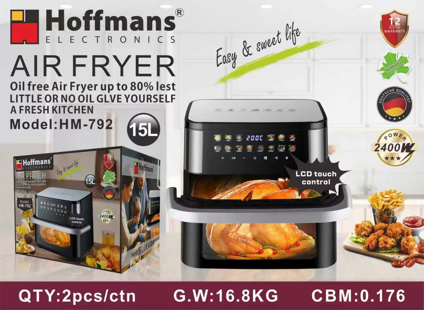 Air Fryer 15L Uganda