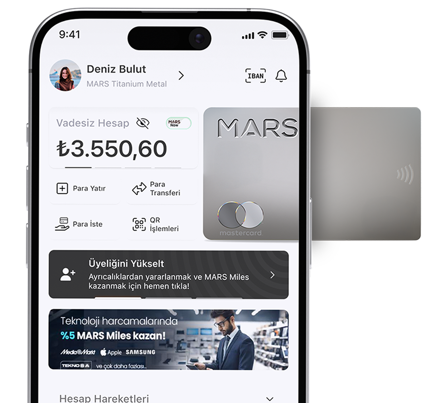 MARS Titanium Metal Uygulama Ekranı