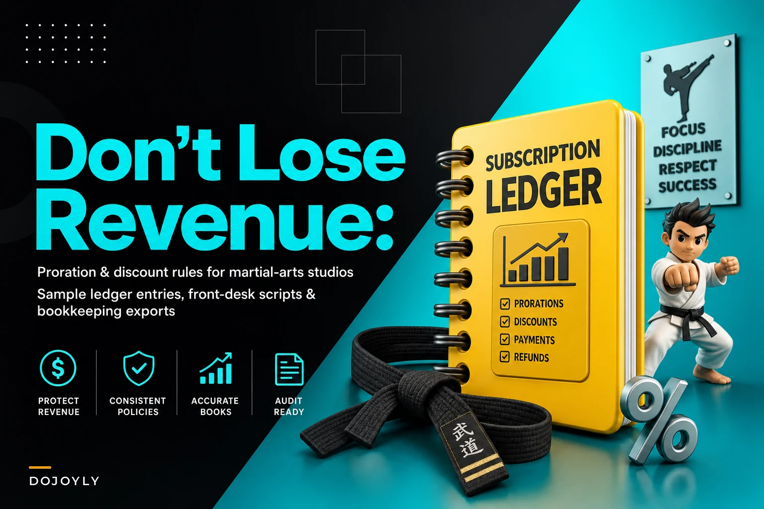 Don't lose revenue to confusing billing: proration, mid‑month signups and discount rules for martial‑arts studios