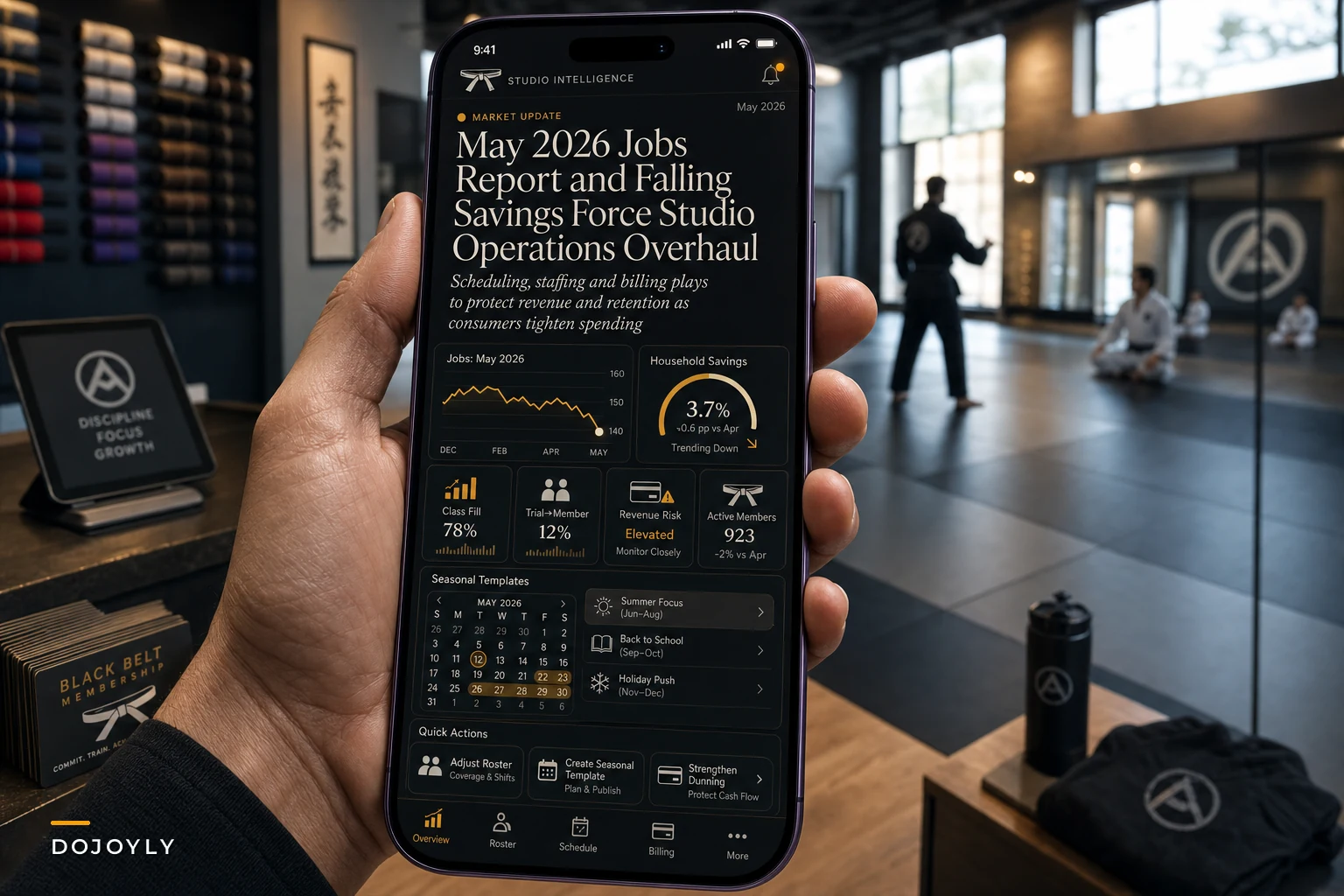 How the May 2026 Jobs Report and Falling Savings Should Change Your Studio's Scheduling, Staffing and Billing