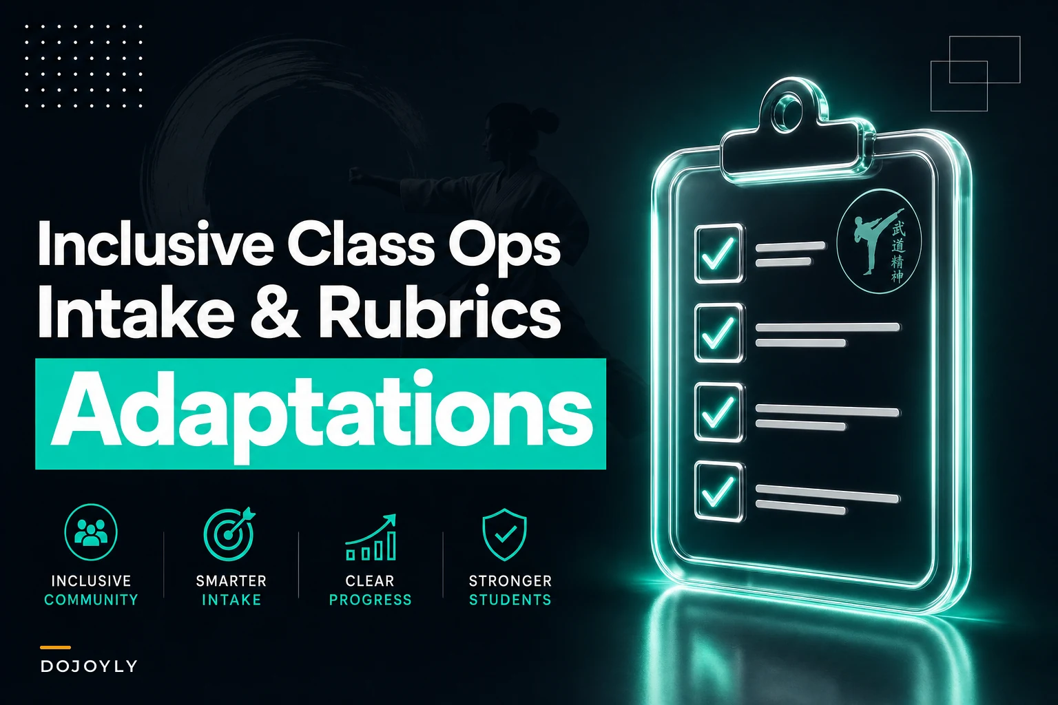 Inclusive class operations: intake checklists and adaptation rubrics for neurodiverse and mobility‑challenged students
