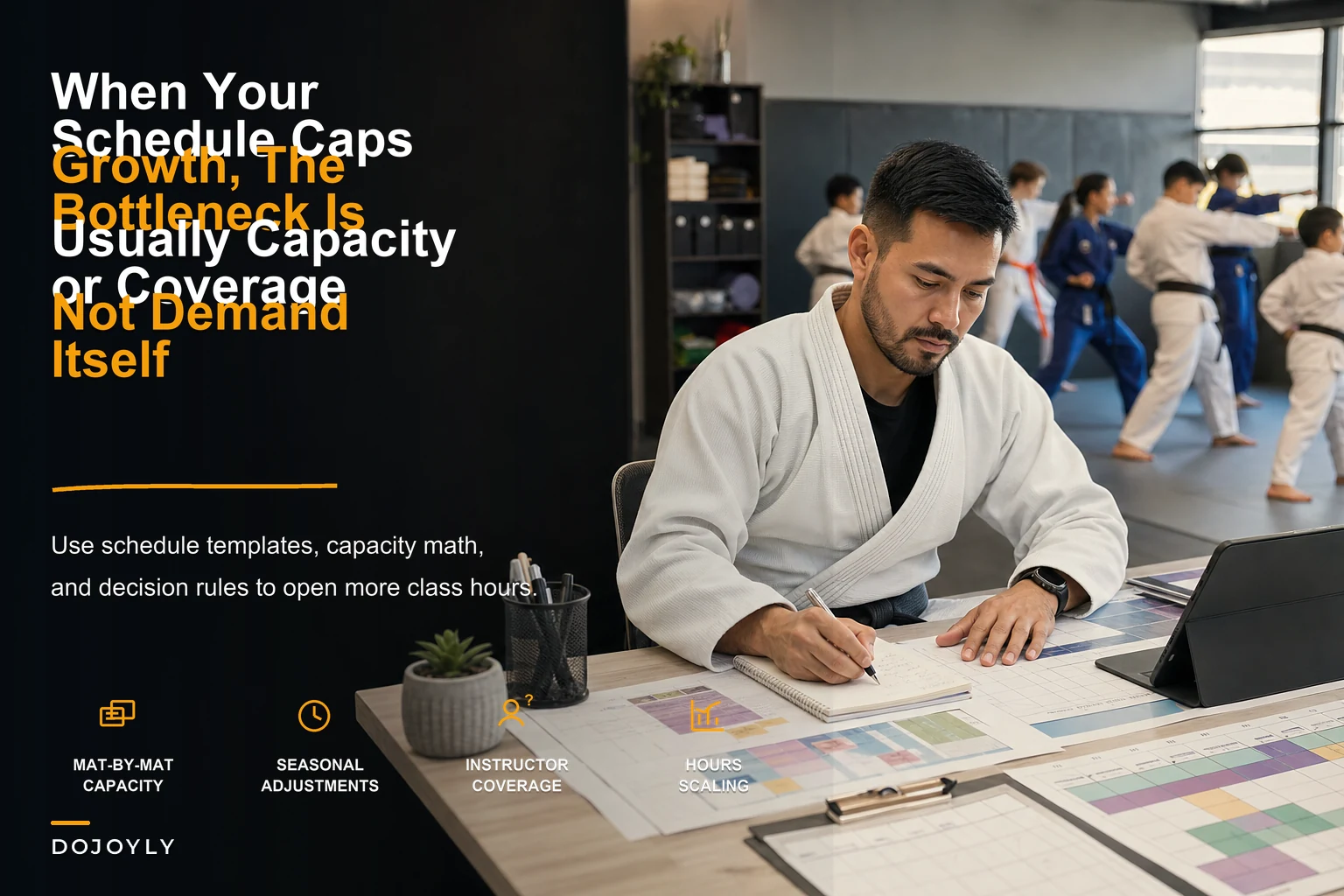 When your schedule is capping growth: an operational playbook for scalable martial‑arts class scheduling