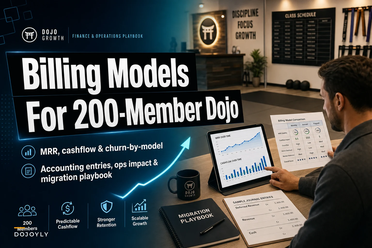 Which billing model is right for your 200‑member dojo? A numbers‑driven comparison of recurring monthly, class‑packs, and hybrid (monthly + class bank)
