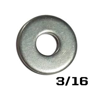 Arandela plana zincada 3/16 BUL