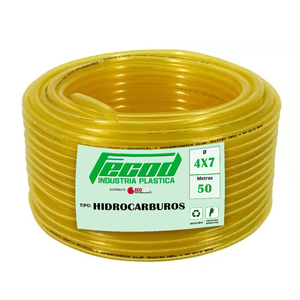 Manguera HIDROCARBURO-AMARILLO 4X7 50 METROS FECOD