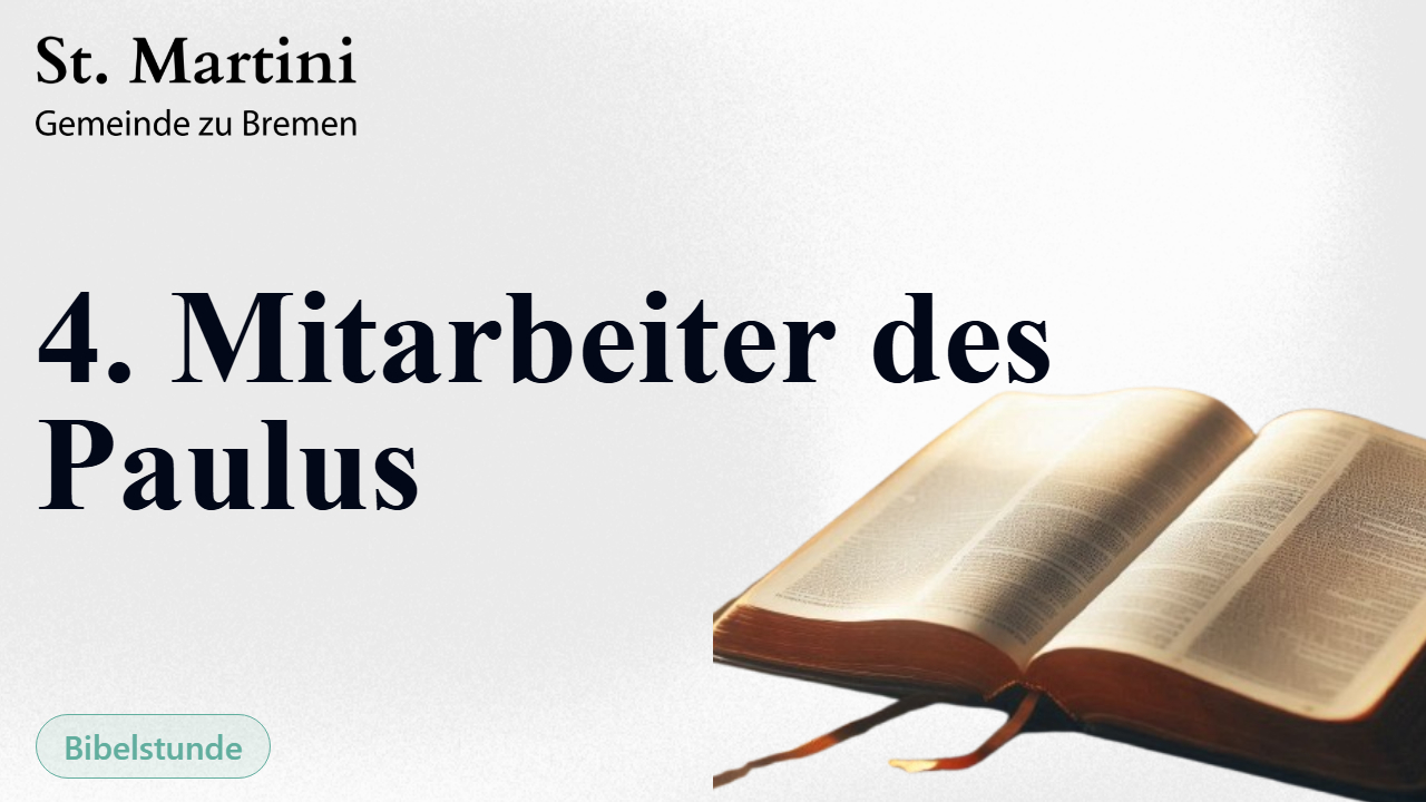 4. Mitarbeiter des Paulus