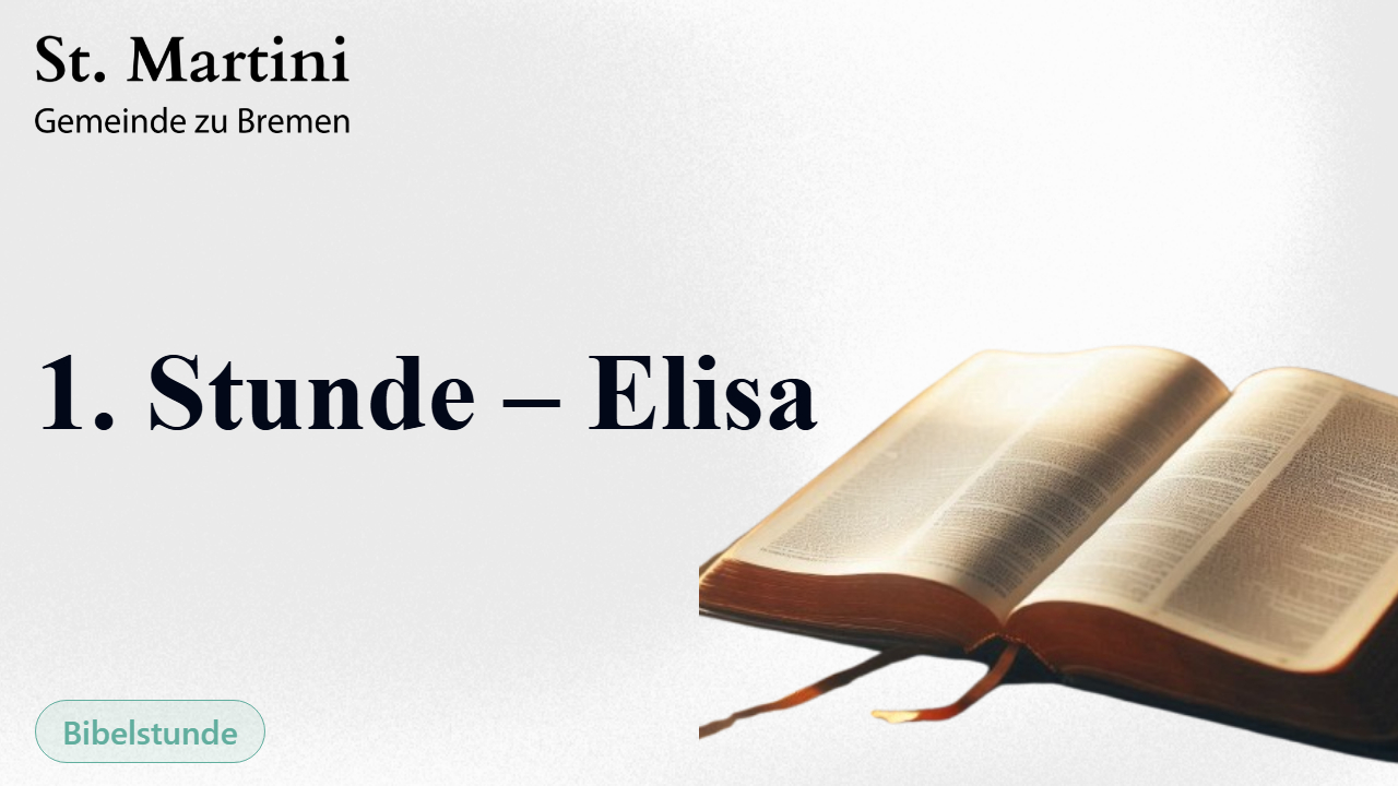 1. Stunde – Elisa
