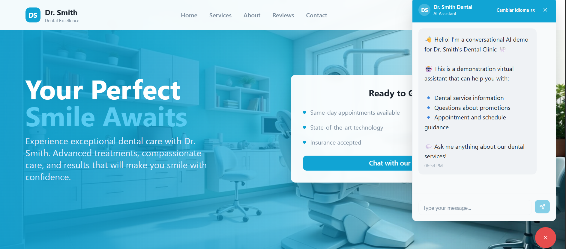 Conversational AI for Dentists