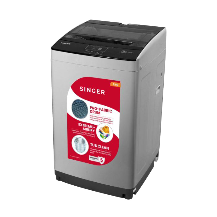 SINGER Auto Top Loading Washing Machine | 7.0 KG | S100ATL70ISMJS1