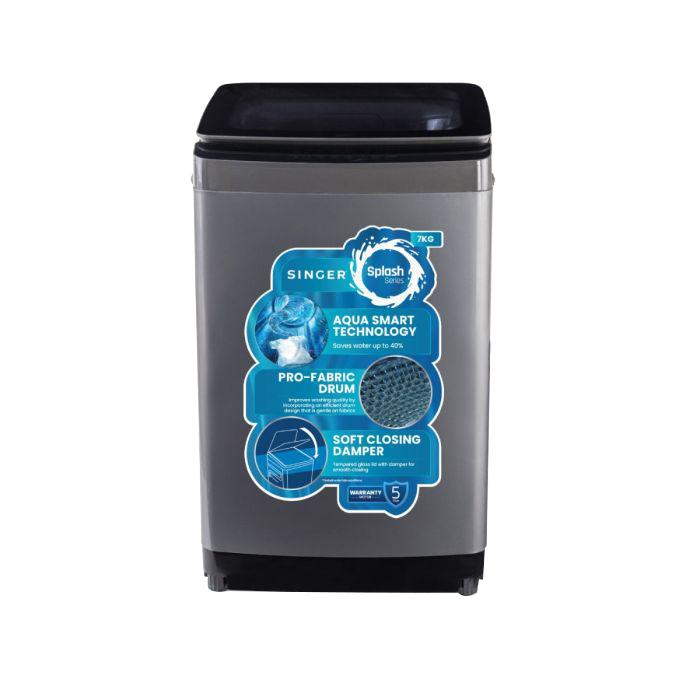  SINGER Top Loading Washing Machine | 7.0 KG | S300ATL70ISMJG1