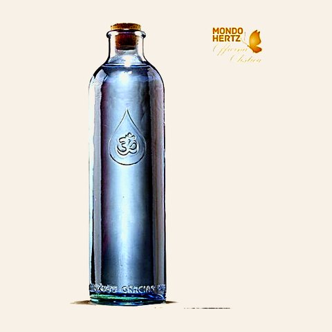 BOTTIGLIA BLU ACQUA SOLARIZZATA