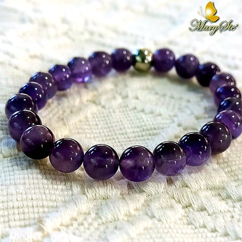 BRACCIALE ELASTICO AMETISTA