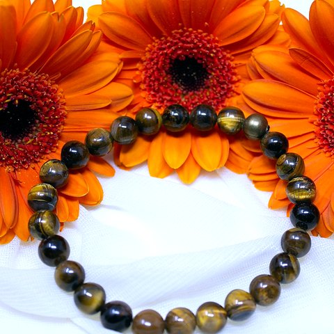 BRACCIALE ELASTICO OCCHIO DI TIGRE