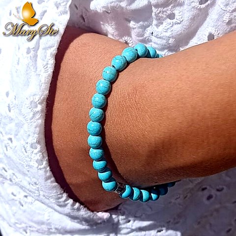 BRACCIALE ELASTICO PASTA DI TURCHESE