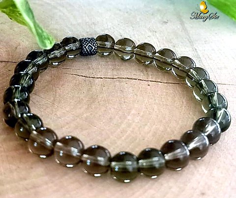 BRACCIALE ELASTICO QUARZO FUME'