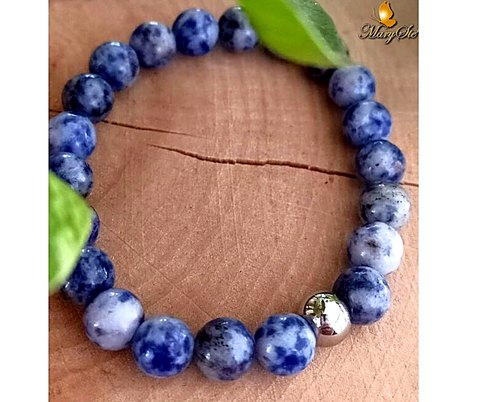 BRACCIALE ELASTICO SODALITE