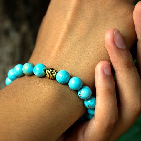 BRACCIALE ELASTICO TURCHESE