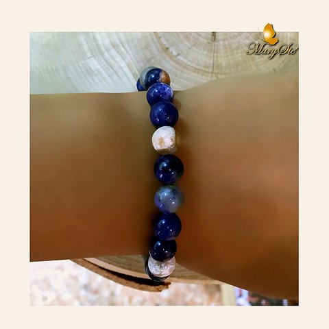 BRACCIALE IN PIETRA DI SODALITE