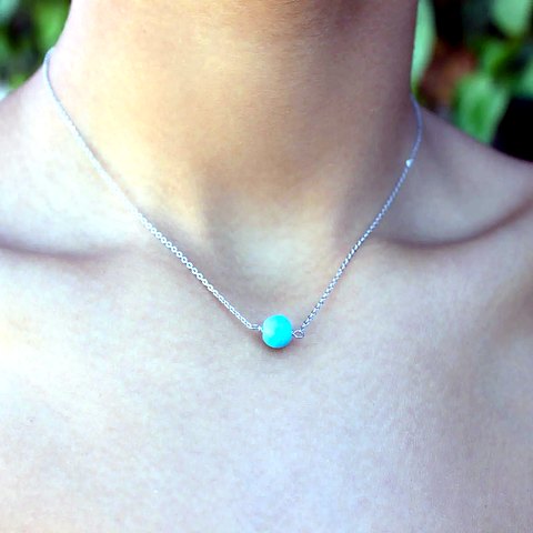 COLLANA GIROCOLLO PASTA DI TURCHESE