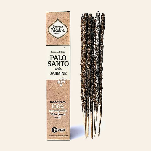 INCENSO NATURALE PALO SANTO E GELSOMINO -SAGRADA MADRE