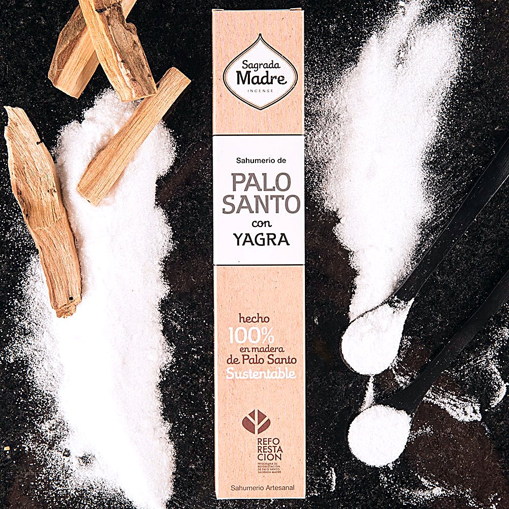 INCENSO NATURALE PALO SANTO E YAGRA - SAGRADA MADRE