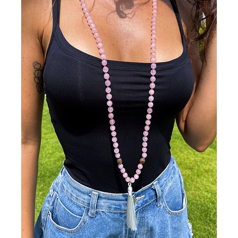 MALA IN QUARZO ROSA
