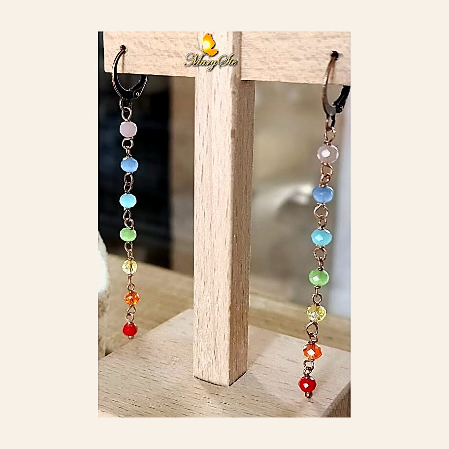 ORECCHINI LUNGHI CHAKRA