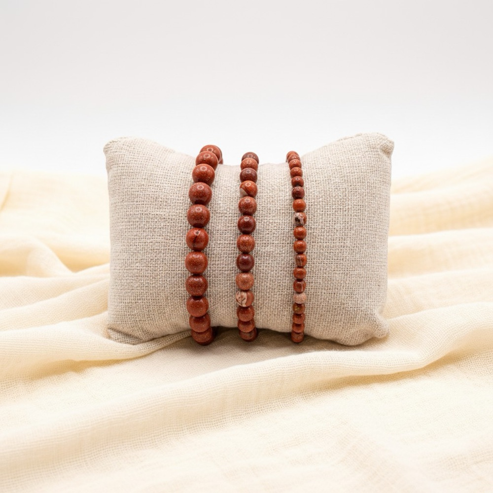 Bracciale Terracotta · Diaspro Rosso