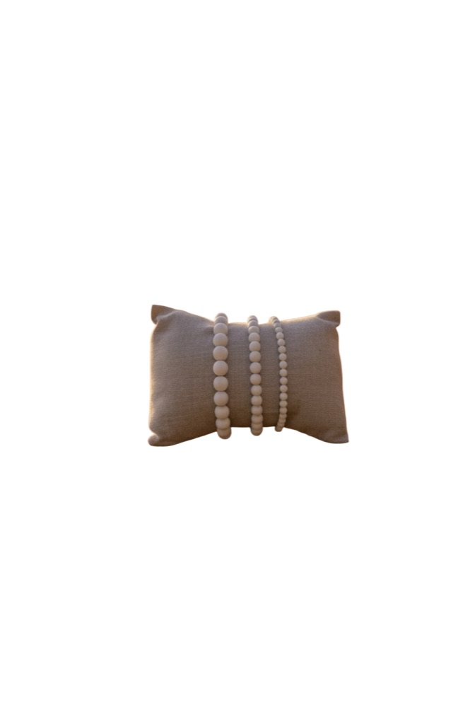 Bracciale Alabastro · Onice Bianco