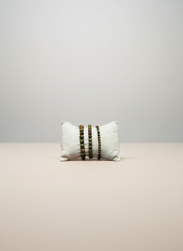 Bracciale Cuore di Terra · Unakite