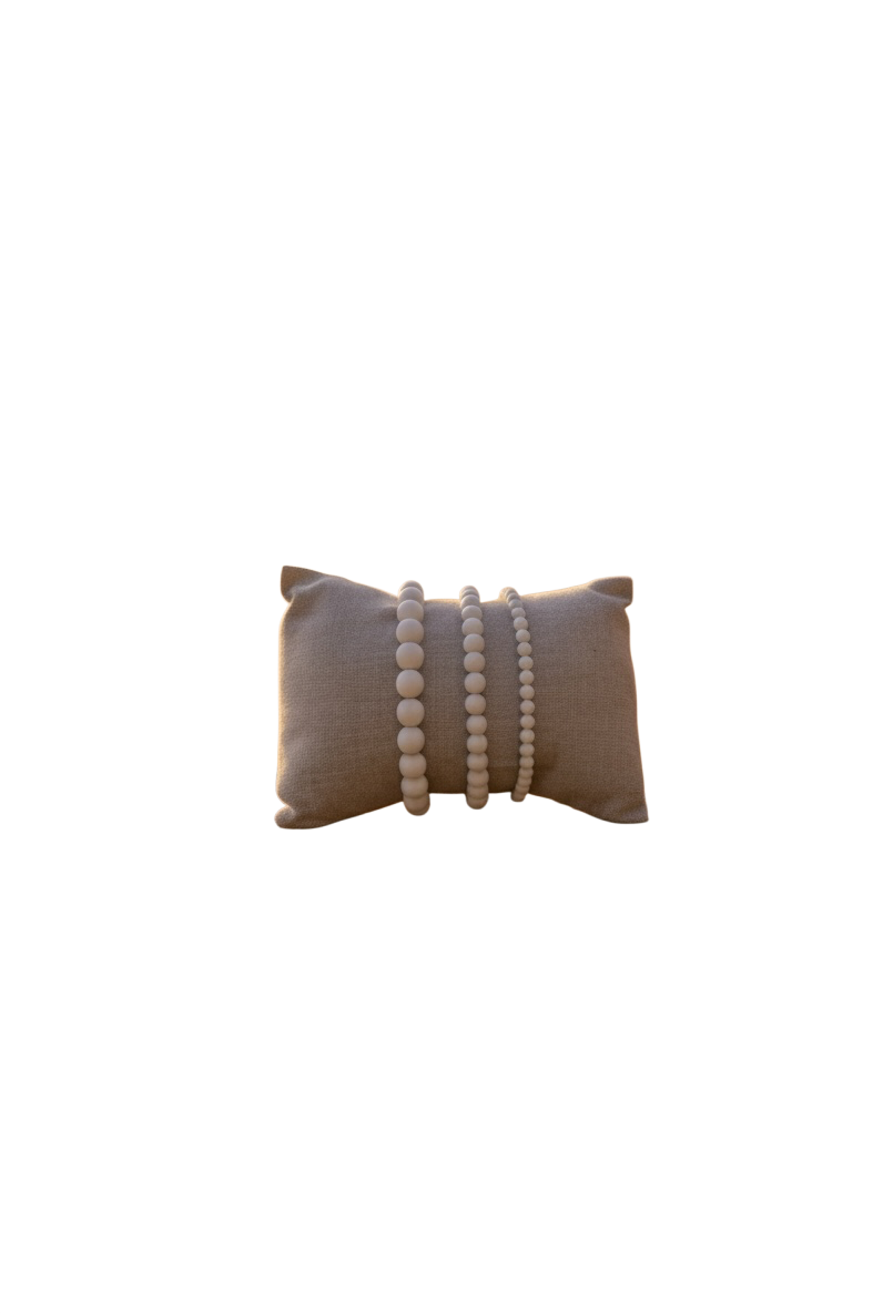 Bracciale Alabastro · Onice Bianco