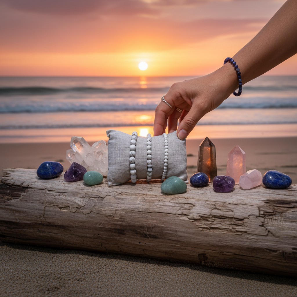 Bracciale Quiete · Howlite