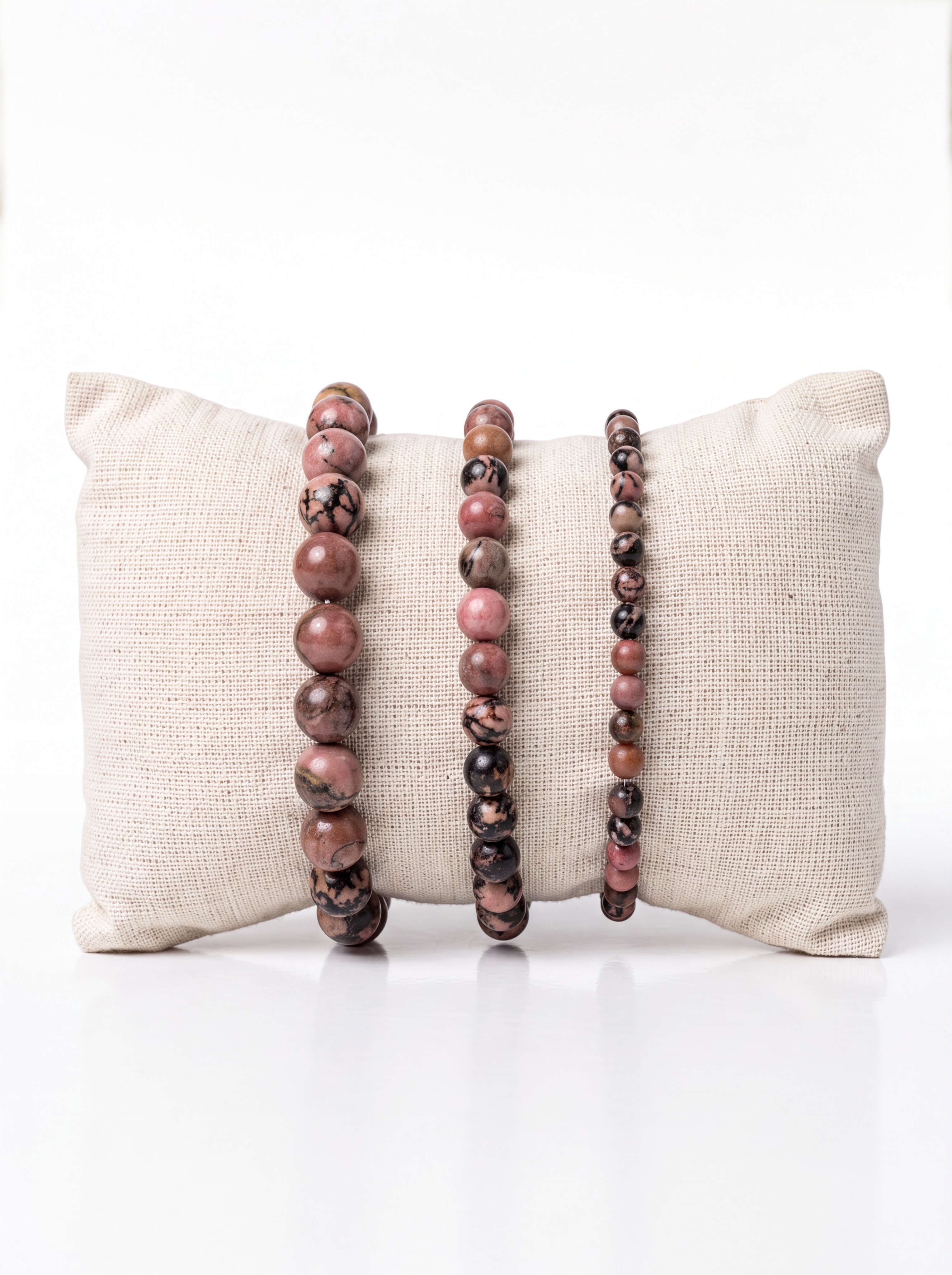 Bracciale Cuore di Rosa · Rodonite