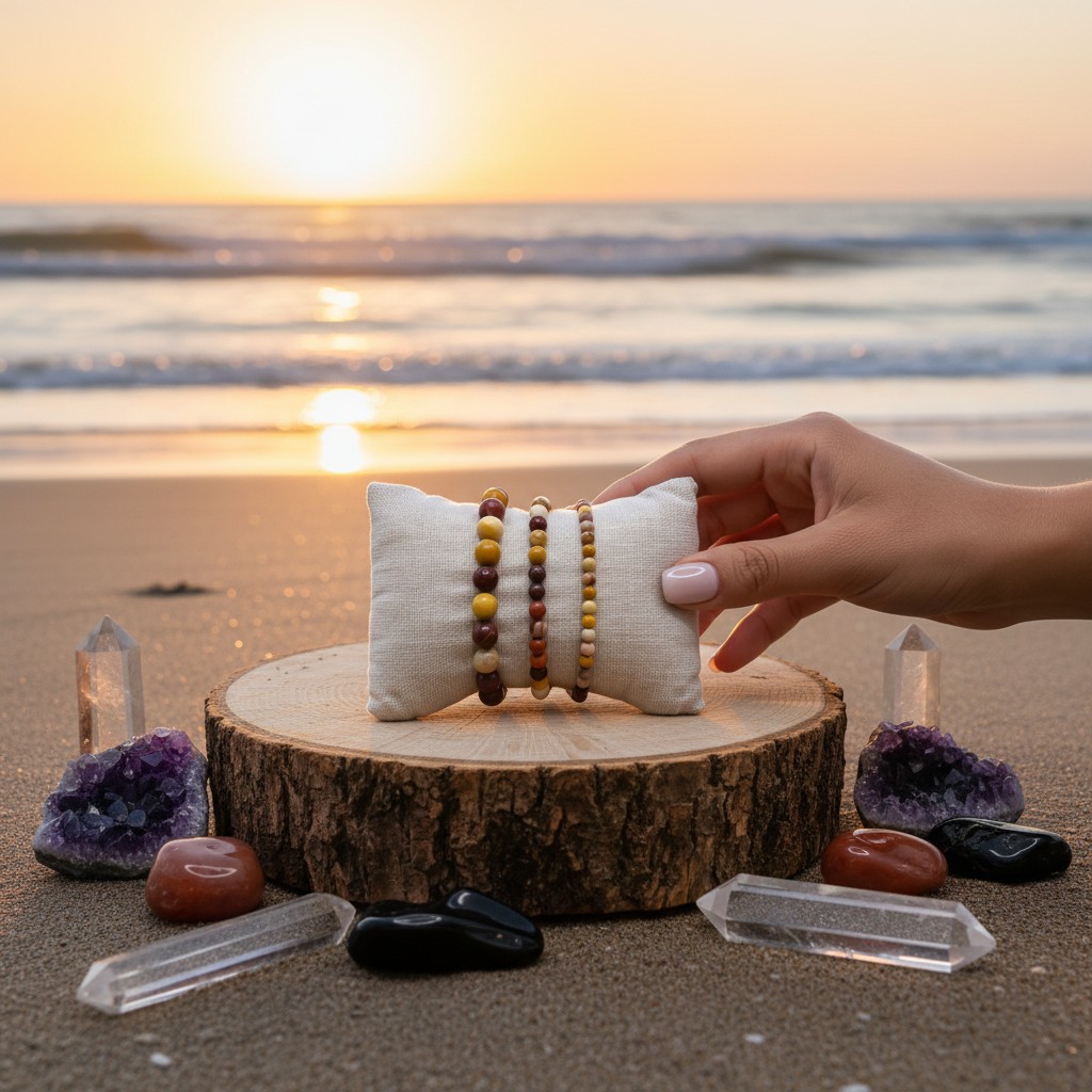 Bracciale Terra di Sole · Mookaite