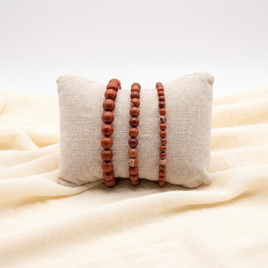 Bracciale Terracotta · Diaspro Rosso