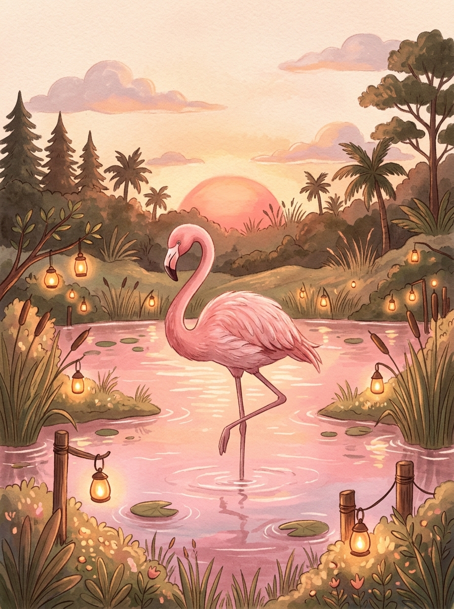 Flamingo Fina ve Kendi Dansı