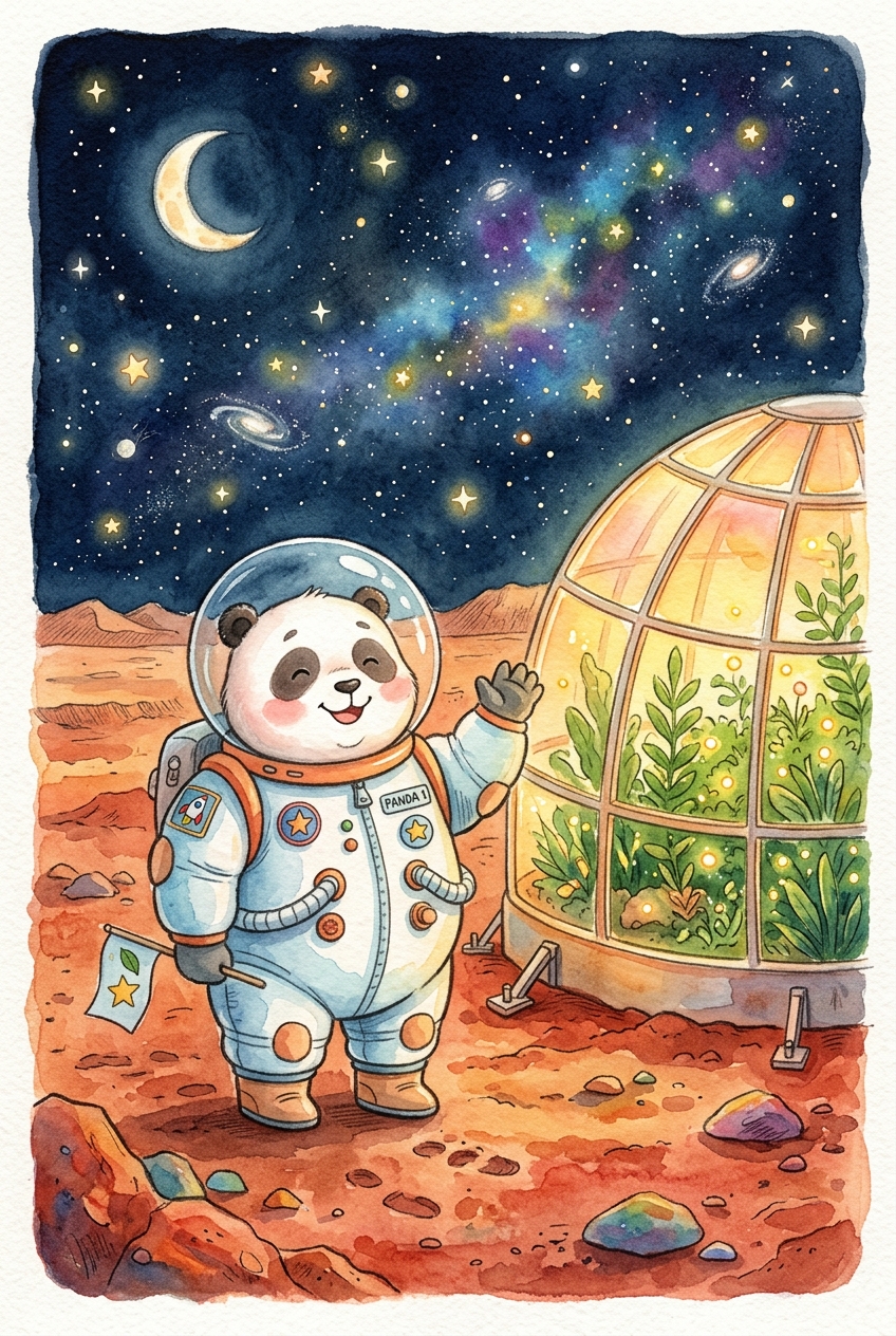 Kaptan Tombul Panda ve Mars Serası