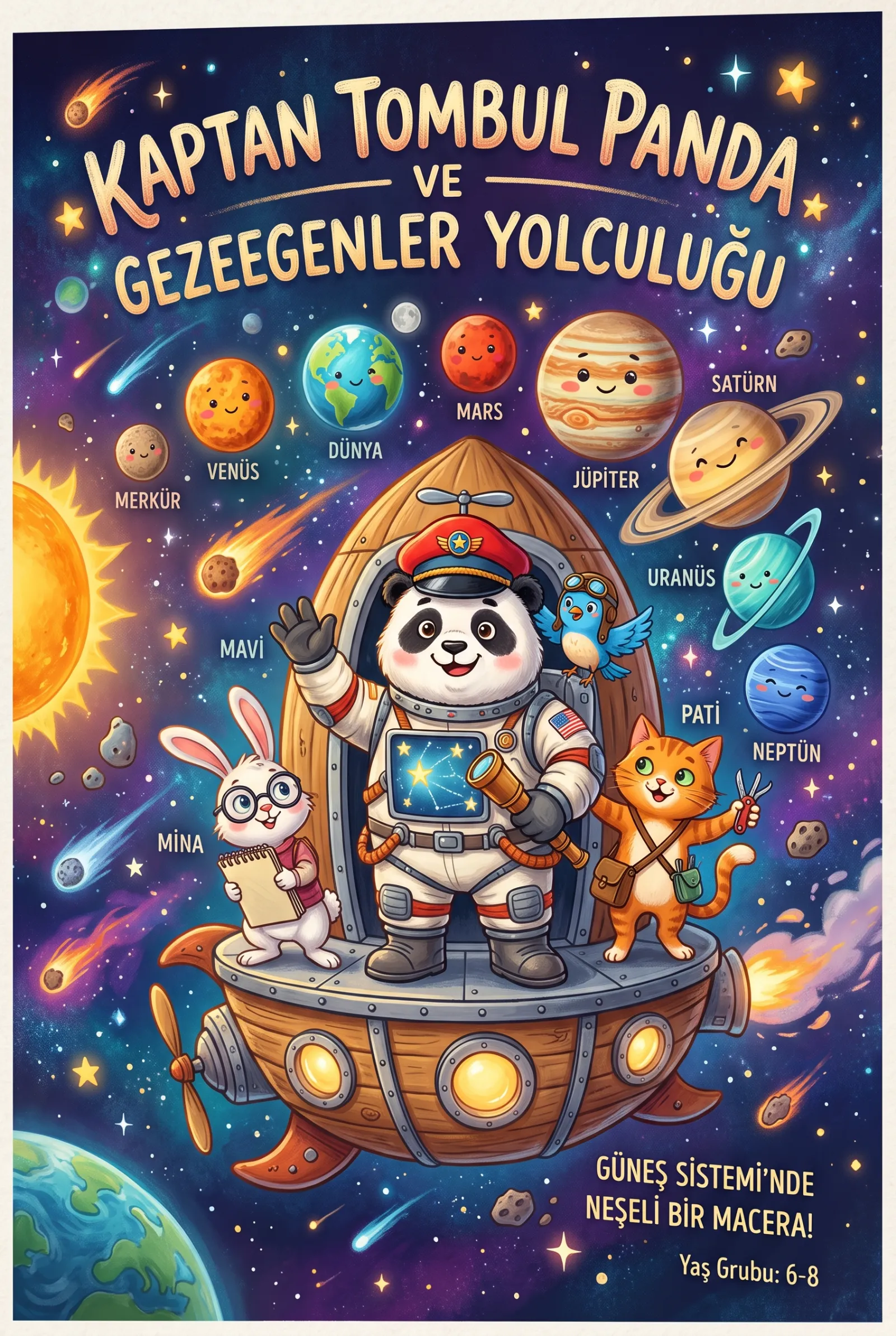 Kaptan Tombul Panda ve Gezegenler Yolculuğu