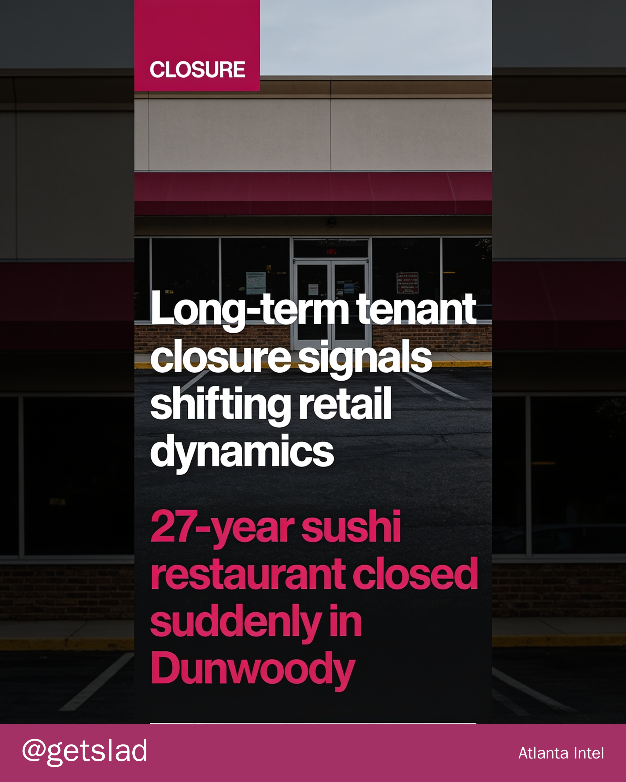 Long-term tenant closure signals shifting retail dynamics