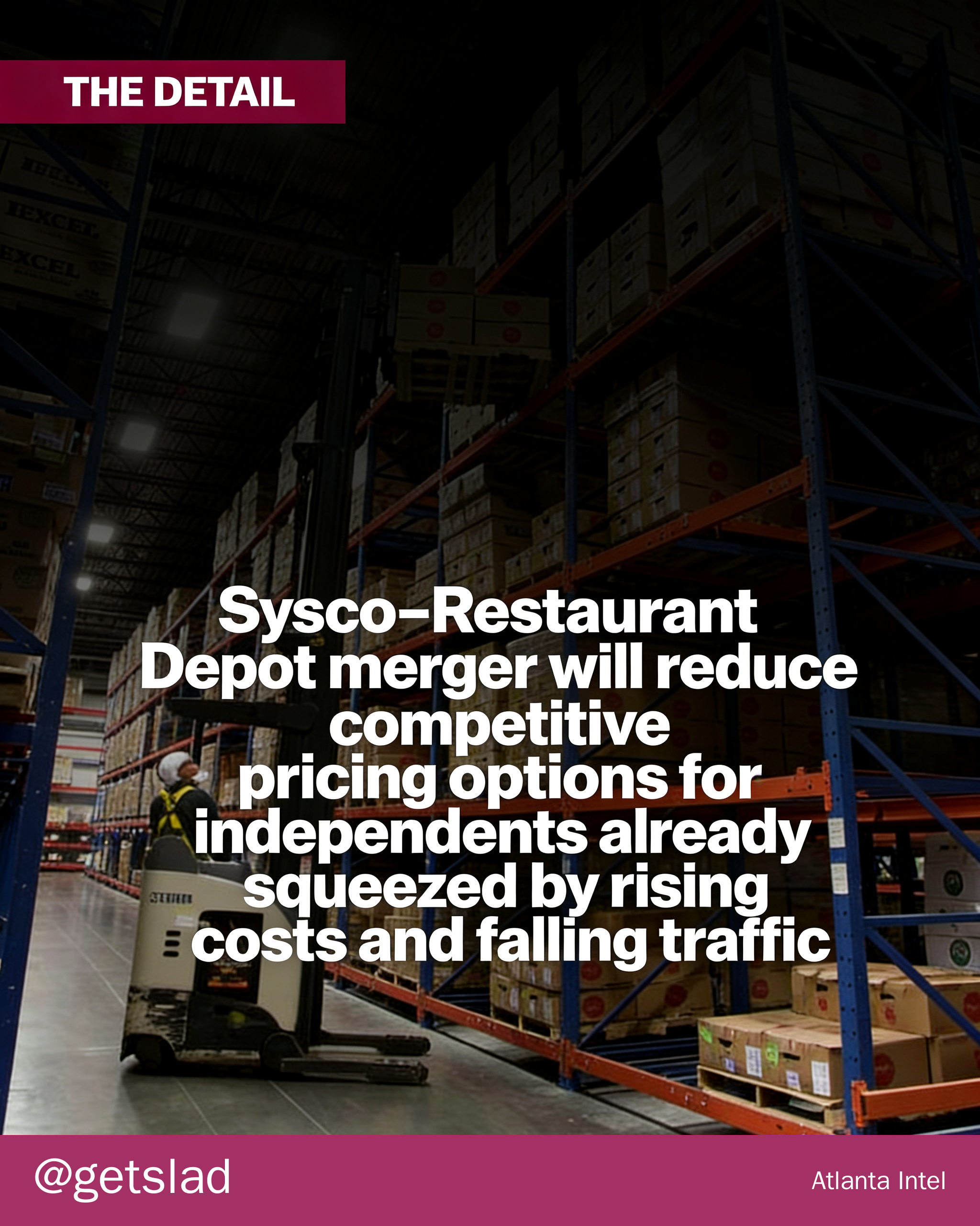 Sysco merger threatens independent restaurant sourcing leverage