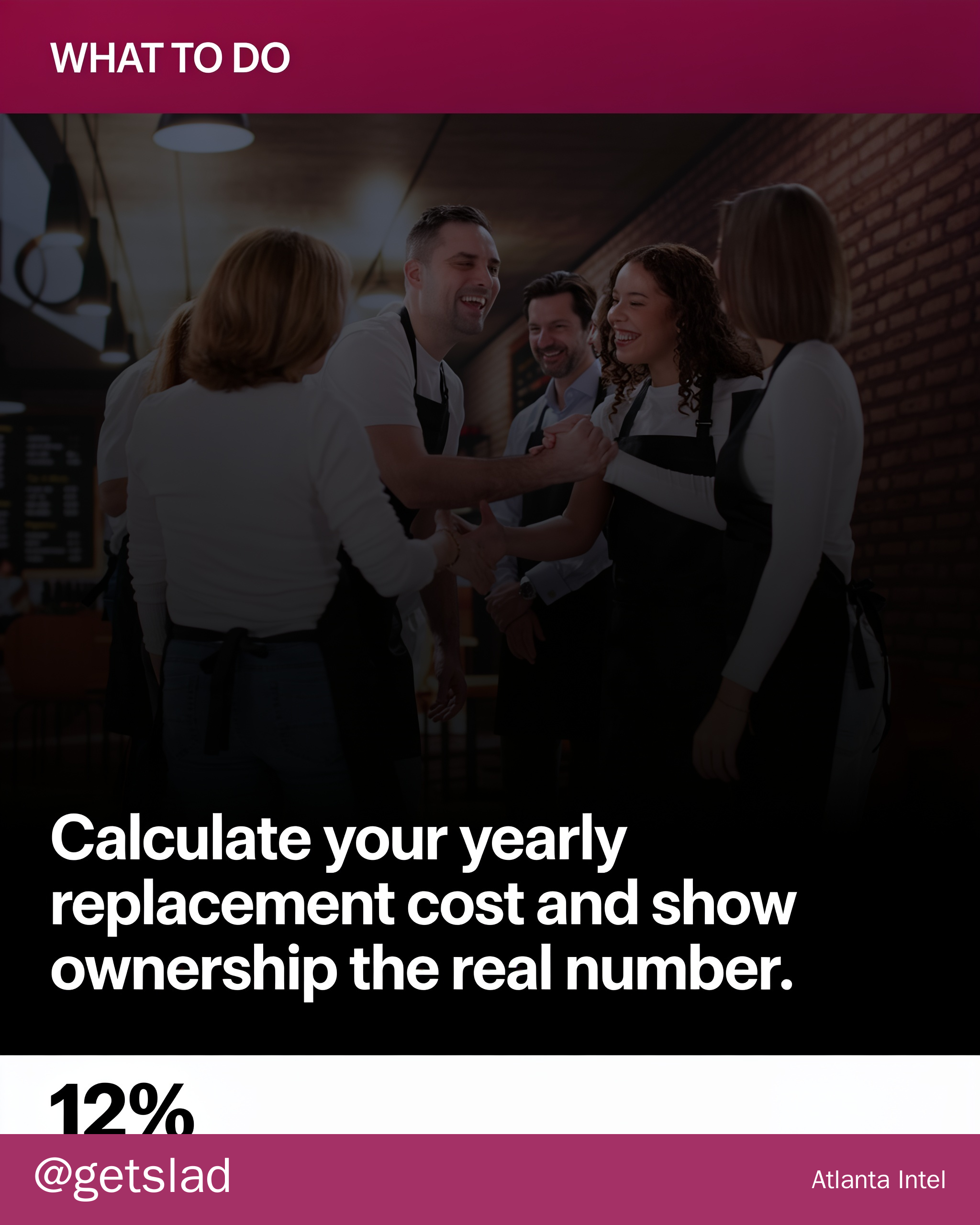 Your real turnover cost is way higher than wages