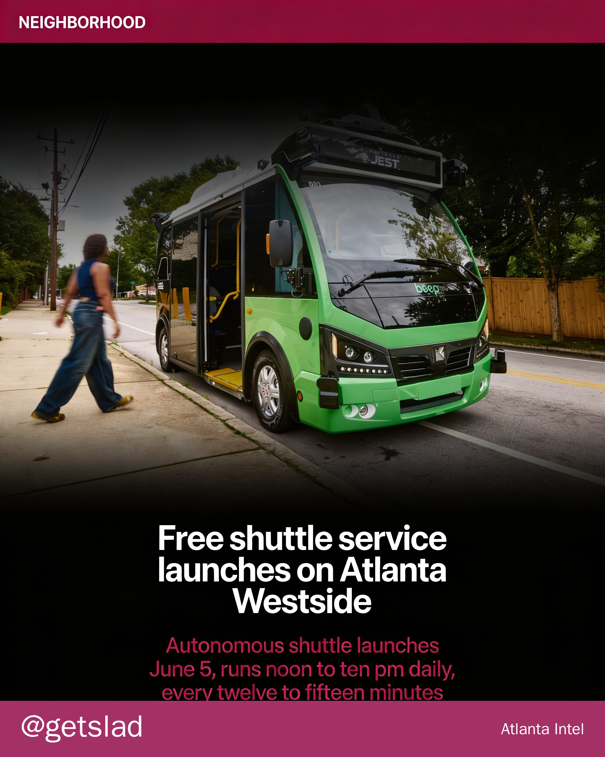 Free shuttle service launches on Atlanta Westside