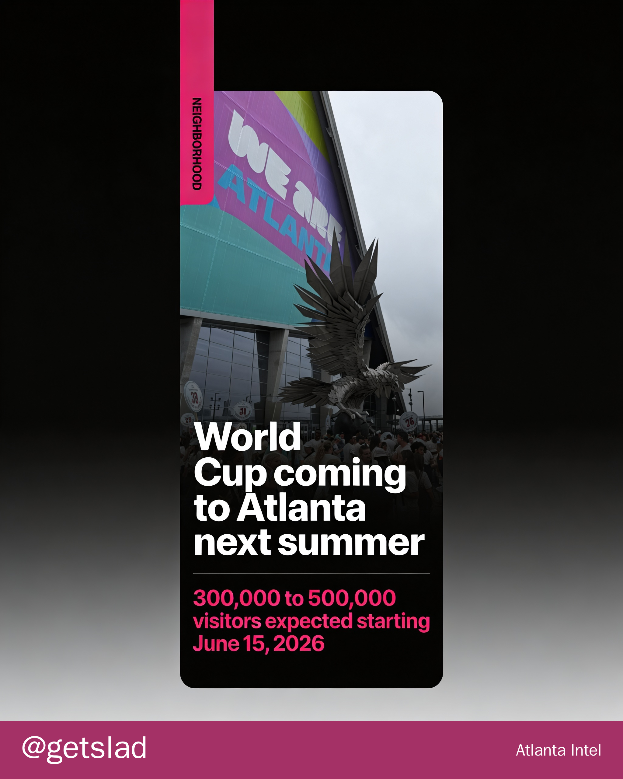 World Cup coming to Atlanta next summer