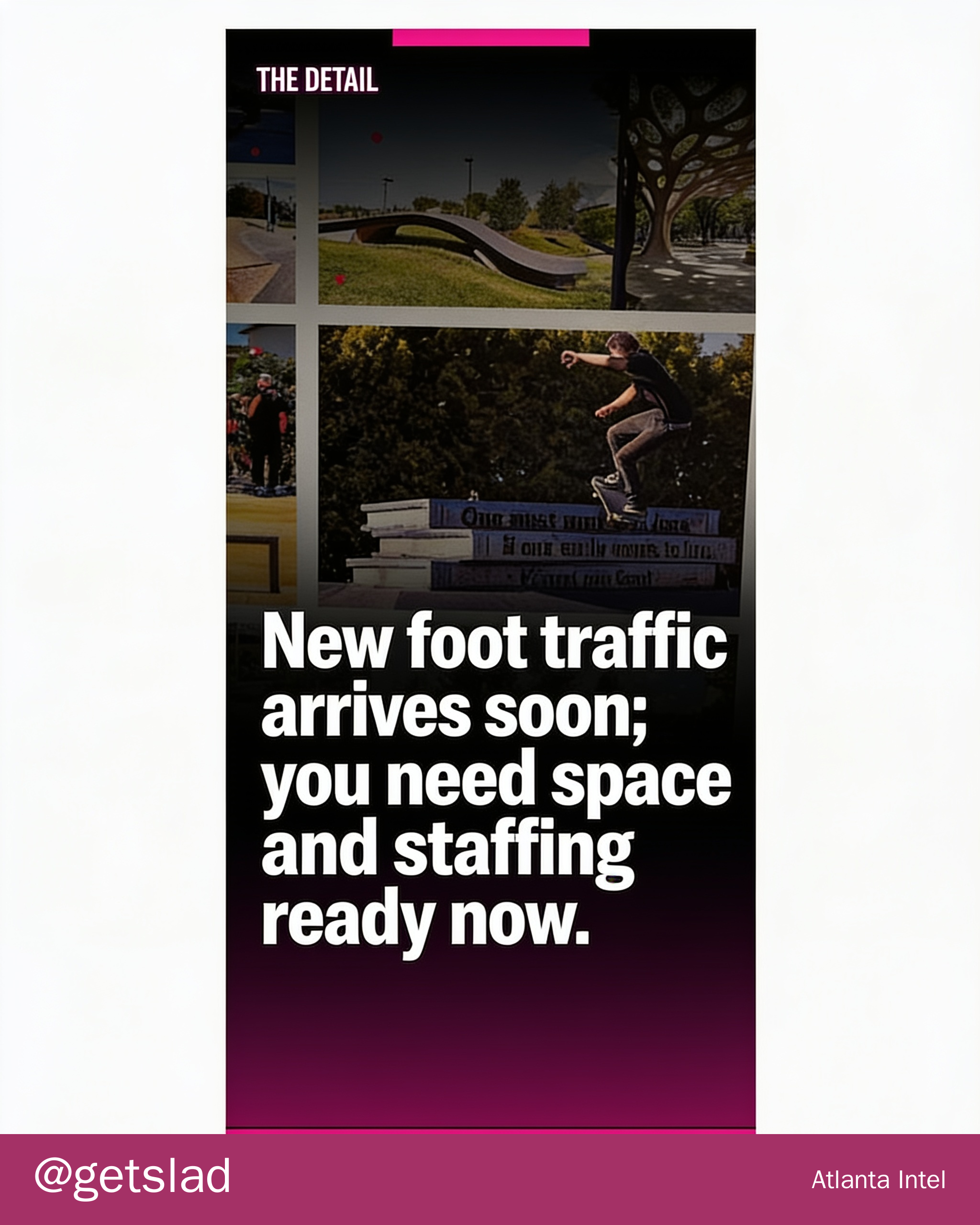 Memorial Drive linear park opens 2027, brings foot traffic surge